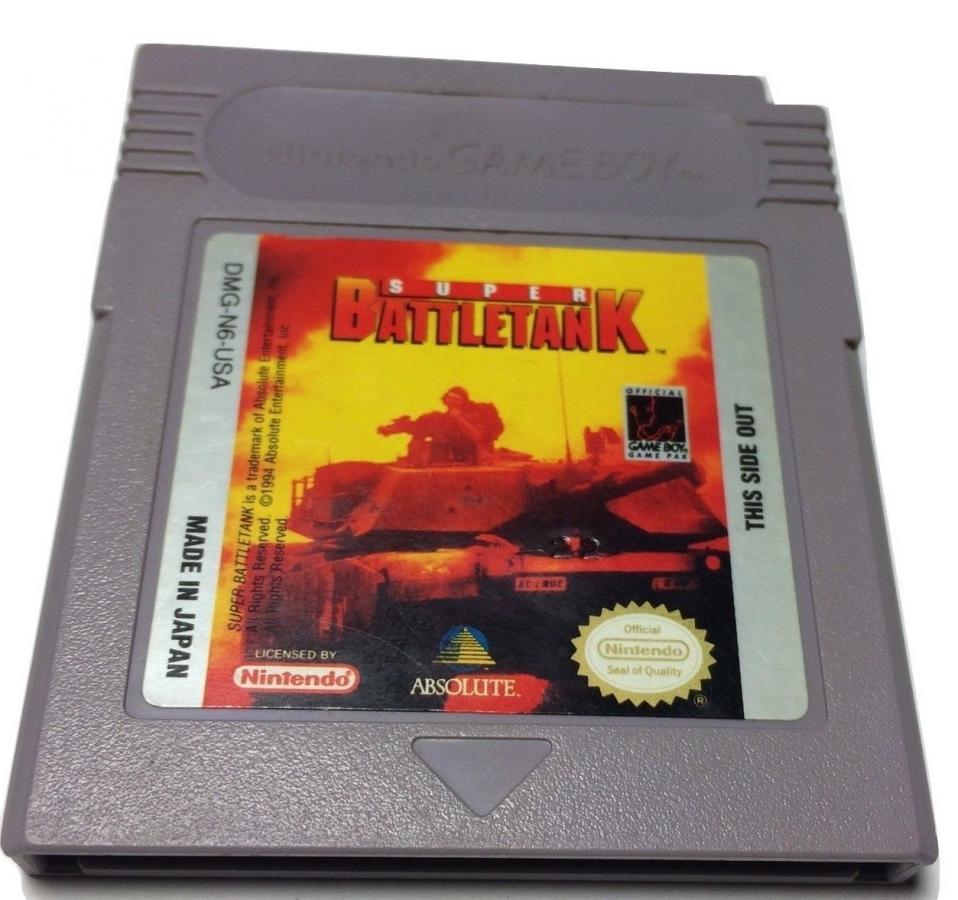 Super Battletank GameBoy UNBOXED (Worn  Sticker)