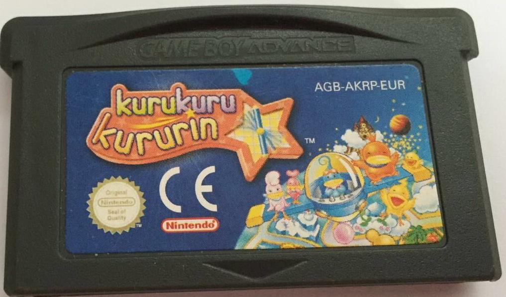 Kuru Kuru Kururin GameBoy Advance UNBOXED (Worn Sticker)