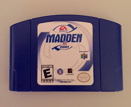 Madden NFL 2001 N64 UNBOXED (Worn Sticker/NTSC) (ΠΡΟΣΟΧΗ ΔΕΝ ΠΑΙΖΕΙ ΣΕ ΕΥΡΩΠΑΙΚΕΣ ΚΟΝΣΟΛΕΣ)