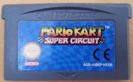 Mario Kart Super Circuit GameBoy Advance UNBOXED (Worn Sticker)