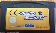 Chuchu Rocket GameBoy Advance UNBOXED (Worn Sticker)