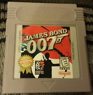 James Bond 007 GameBoy UNBOXED (Worn Sticker)