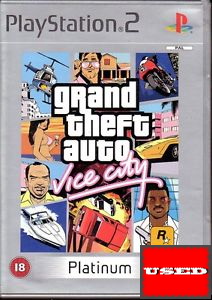 Grand Theft Auto: Vice City Stories (Platinum) PS2 USED (No Manual) (English Game / Spanish Cover)