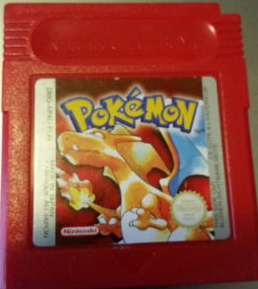 Pokemon Red Version GameBoy UNBOXED (Worn Sticker)