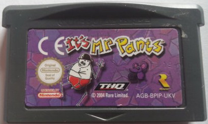 It's Mr Pants GameBoy Advance UNBOXED