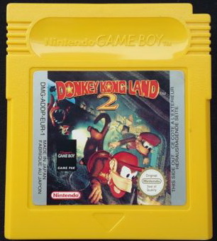 Donkey Kong Land 2 GameBoy UNBOXED (Worn Sticker)