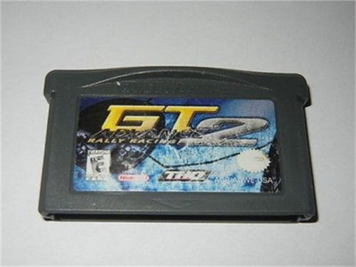 GT 2 Rally Racing GameBoy Advance UNBOXED (Worn Sticker)