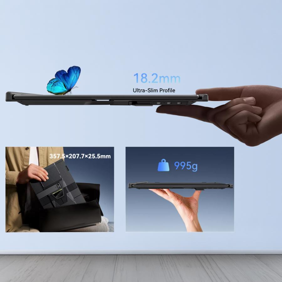 BLACKVIEW 14' SINGLE LAPTOP SCREEN EXTENDER LCD 60Hz 1080P BLACK