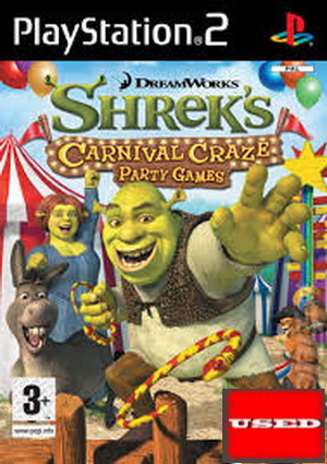 Shrek's Carnival Craze Party Games PS2 USED