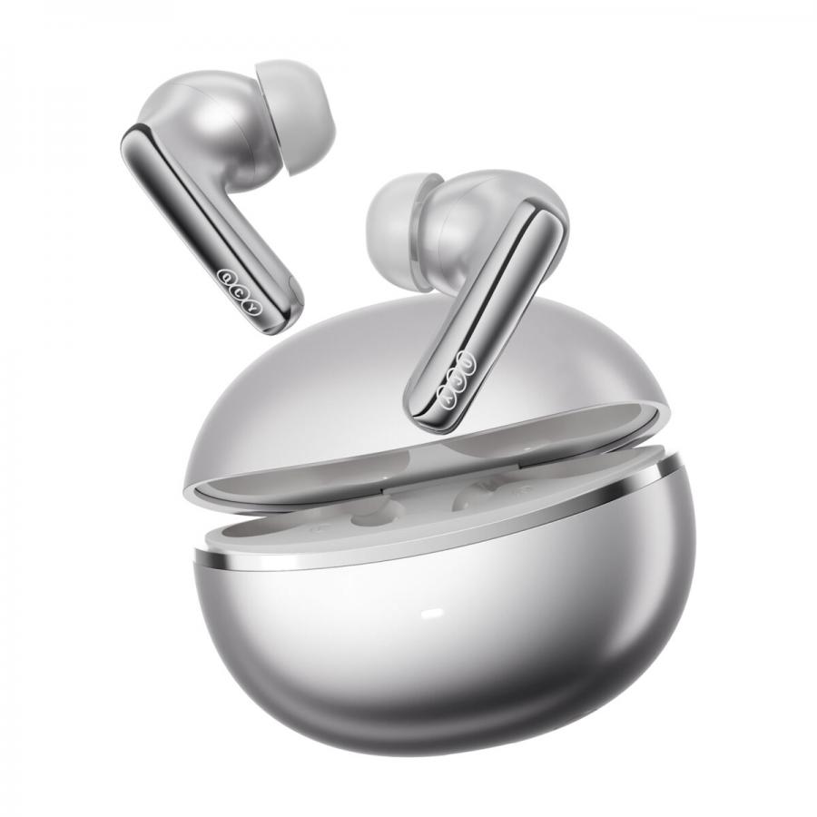 QCY Melobuds N70i ANC Titanium - 56db ANC TWS Hi-Res Earbuds LDAC BT 6.0 IPX5 Wireless charge 50h