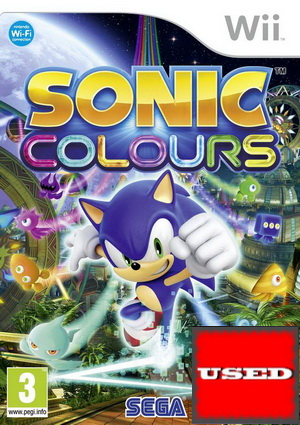 Sonic Colours Wii USED
