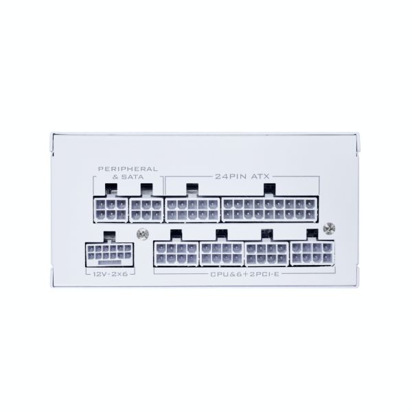 Lian Li SP850 V2 Gold White - 850W SFX PSU - 12V-2x6 - Low Noise - 80 Plus Gold - ATX 3.1 - PCIe 5