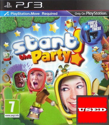 Start the Party (PR) PS3 USED (Move) (No Manual)