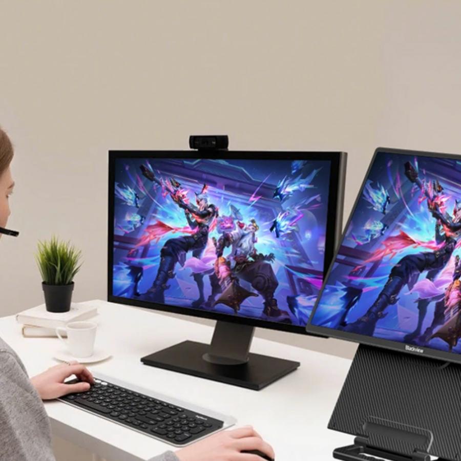 BLACKVIEW ULTRA-SLIM PORTABLE SCREEN 23.8' FHD 16:9 1080P BLACK