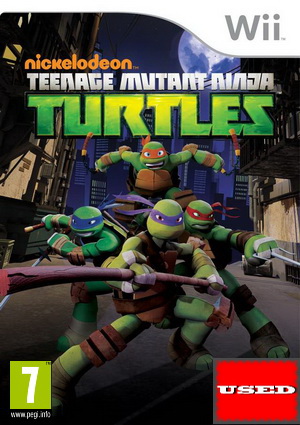 Teenage Mutant Ninja Turtles Wii USED (No Manual)