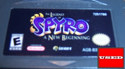 The Legend of Spyro: A New Beginning GameBoy Advance UNBOXED
