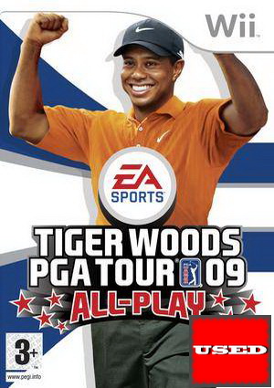 Tiger Woods PGA Tour 09 All-Play Wii USED