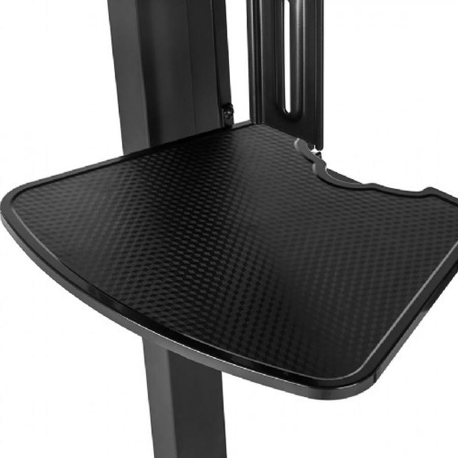 GEMBIRD MOTORIZED HEIGHT ADJUSTABLE TV FLOOR STAND WITH CASTER WHEELS AND REMOTE CONTROL 55'-100'