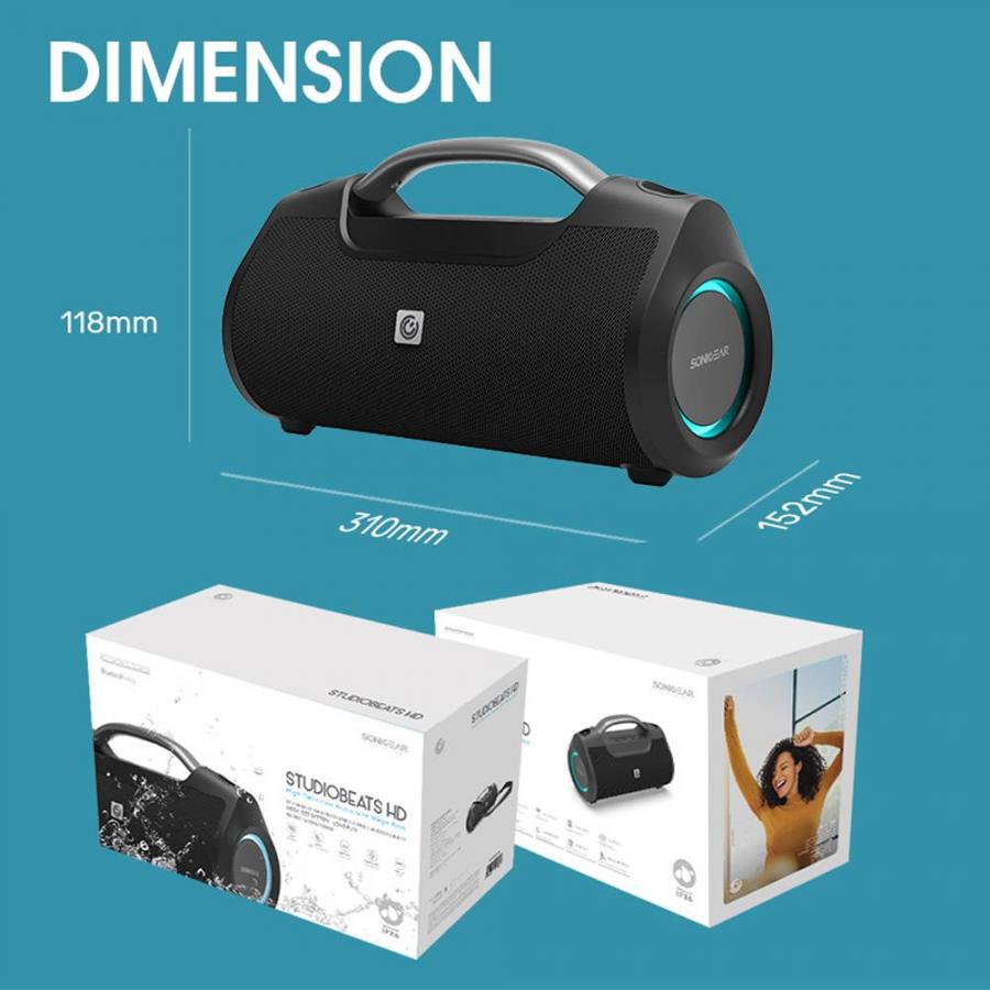 SONIC GEAR STUDIOBEATS HD WATERPROOF SPEAKER 120W