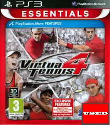 Virtua Tennis 4 (Essentials) PS3 USED