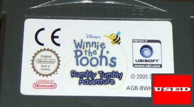 Winnie Pooh's Rumbly Tumbly Adventure GameBoy Advance UNBOXED
