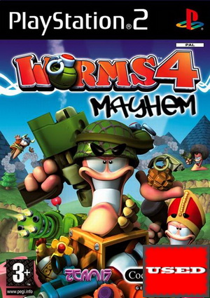 Worms 4: Mayhem PS2 USED