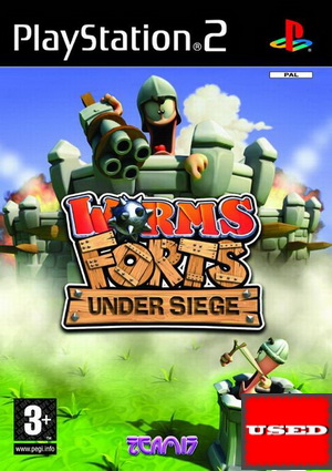 Worms Forts: Under Siege PS2 USED (English Game/Dutch Cover)