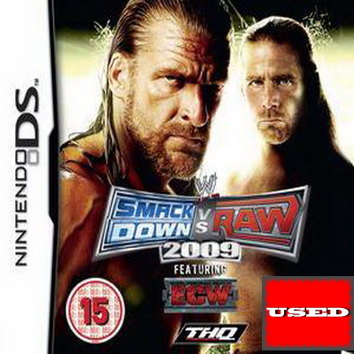 WWE SmackDown vs. Raw 2009 DS USED (Cart Only)