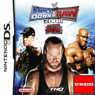 WWE SmackDown vs. Raw 2008 DS USED (Cart Only)