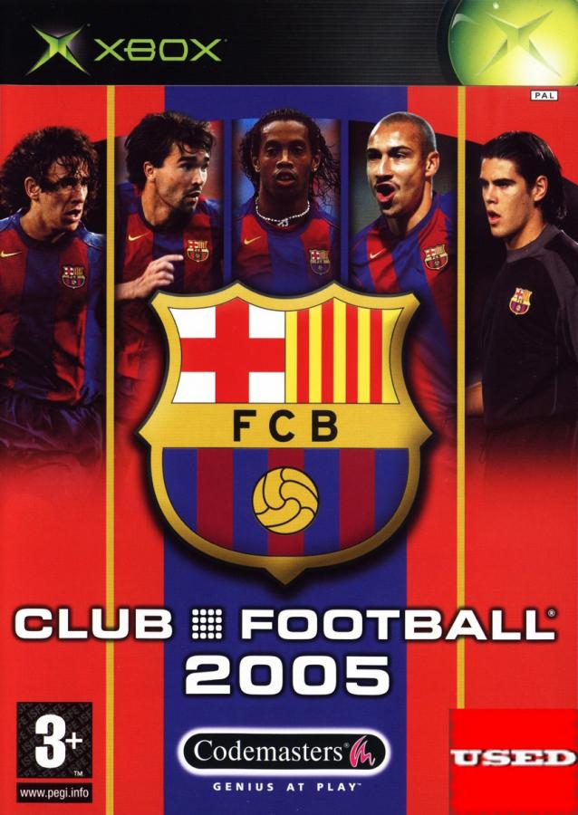 FCB Club Football 2005 XBOX USED (Disc Only)