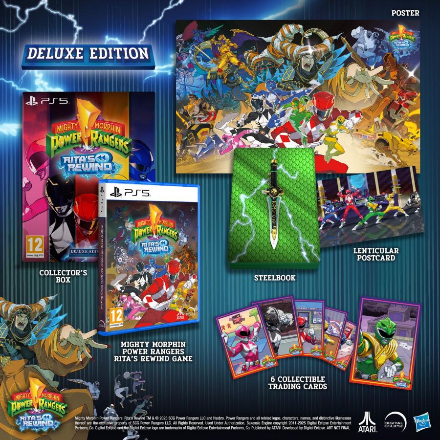 Mighty Morphin Power Rangers Rita's Rewind Deluxe Edition PS5 NEW