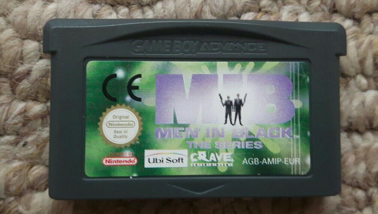 Men In Black The Series GameBoy Advance UNBOXED (Worn Sticker)