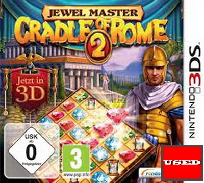 Jewel Master: Cradle of Rome 2 3DS USED (Cart Only)