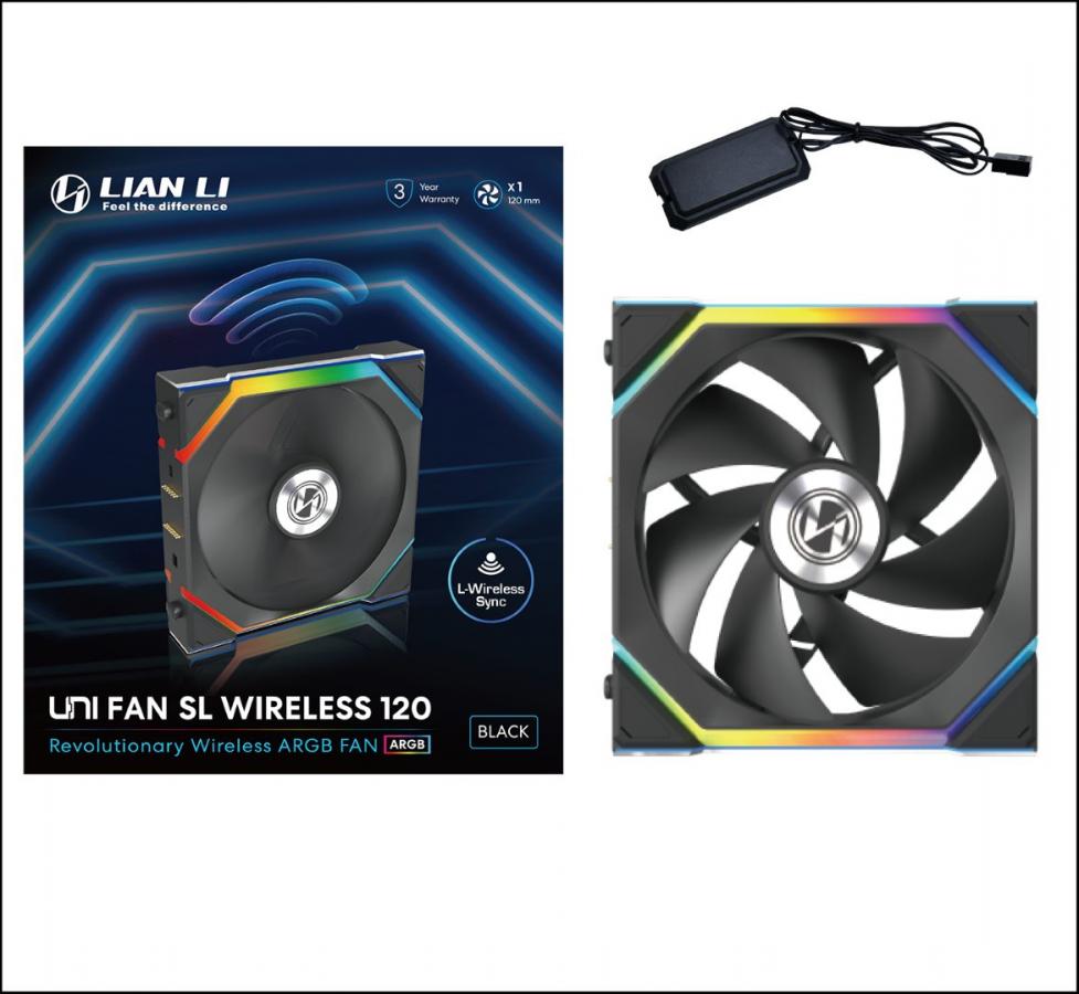 Lian Li UNIFAN SL Wireless 120-1PCS Black - Case Fan