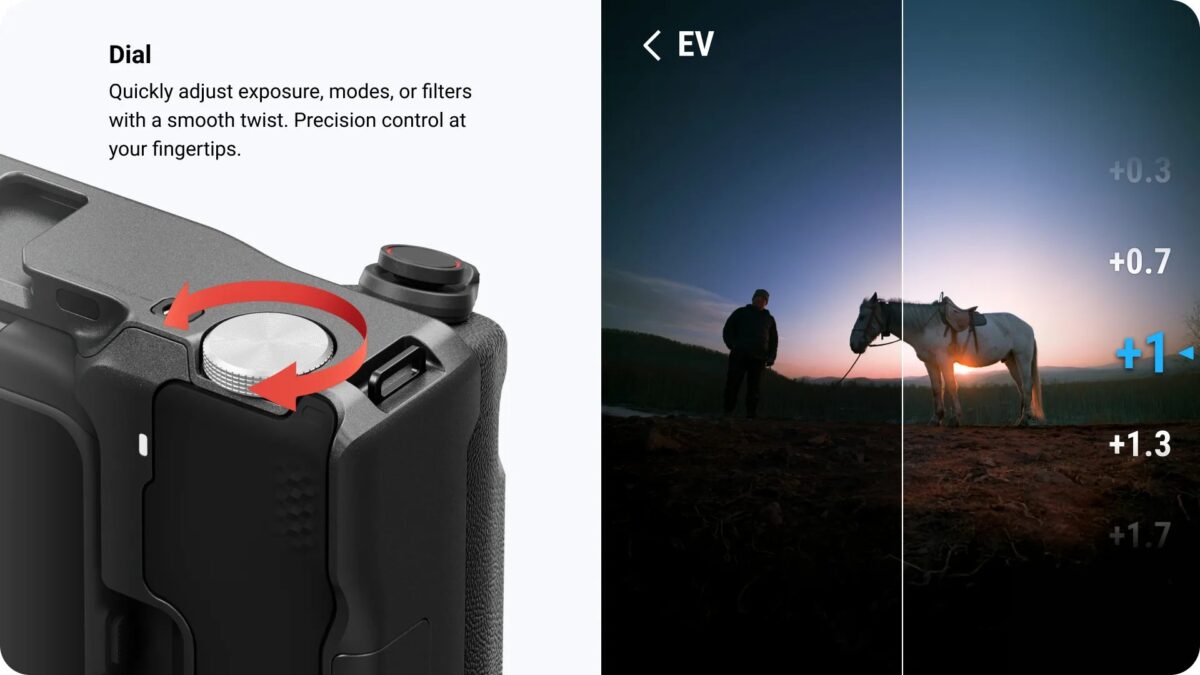 Insta360 Ace Pro 2 Xplorer Grip Pro Kit - Built-in 2010 mAh battery,mode switching,exposure control
