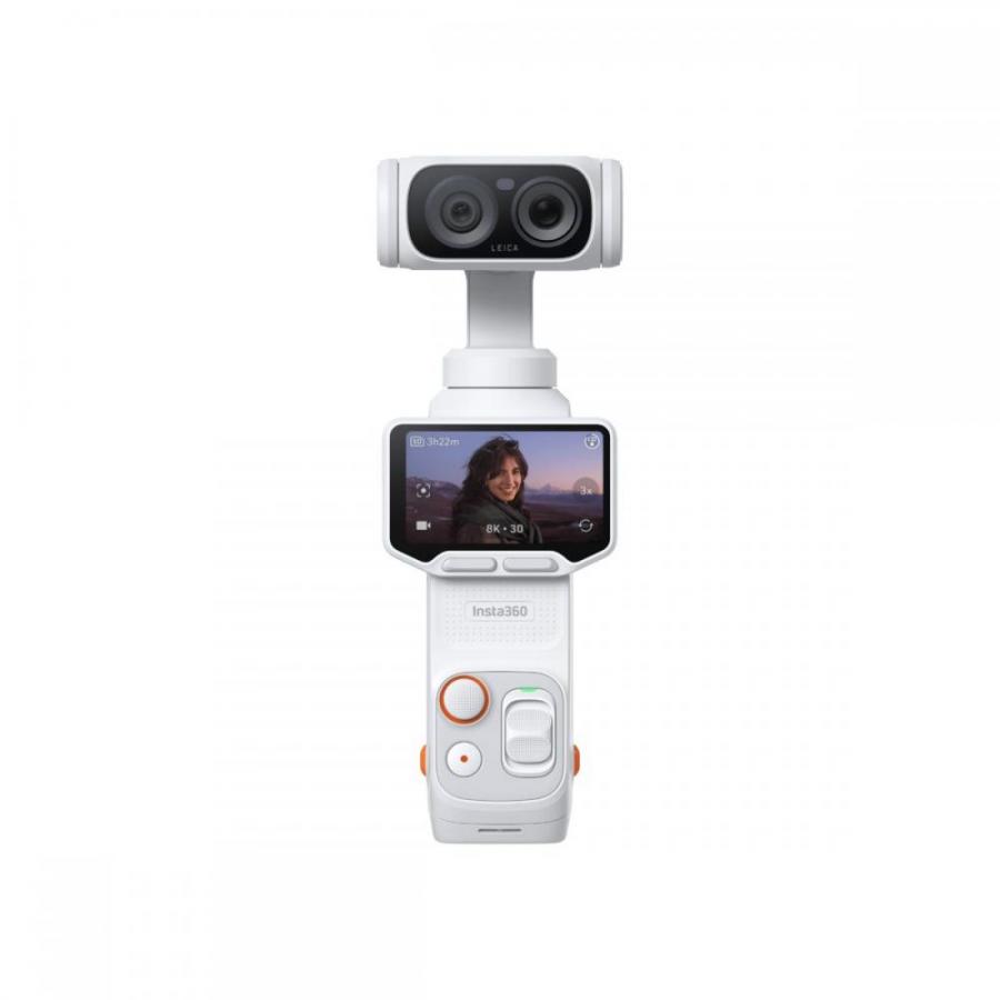 Insta360 Luna Ultra Creator Bundle White - 1-Inch 8K Leica Sensor, Dual Lens, Triple AI Chip, OLED