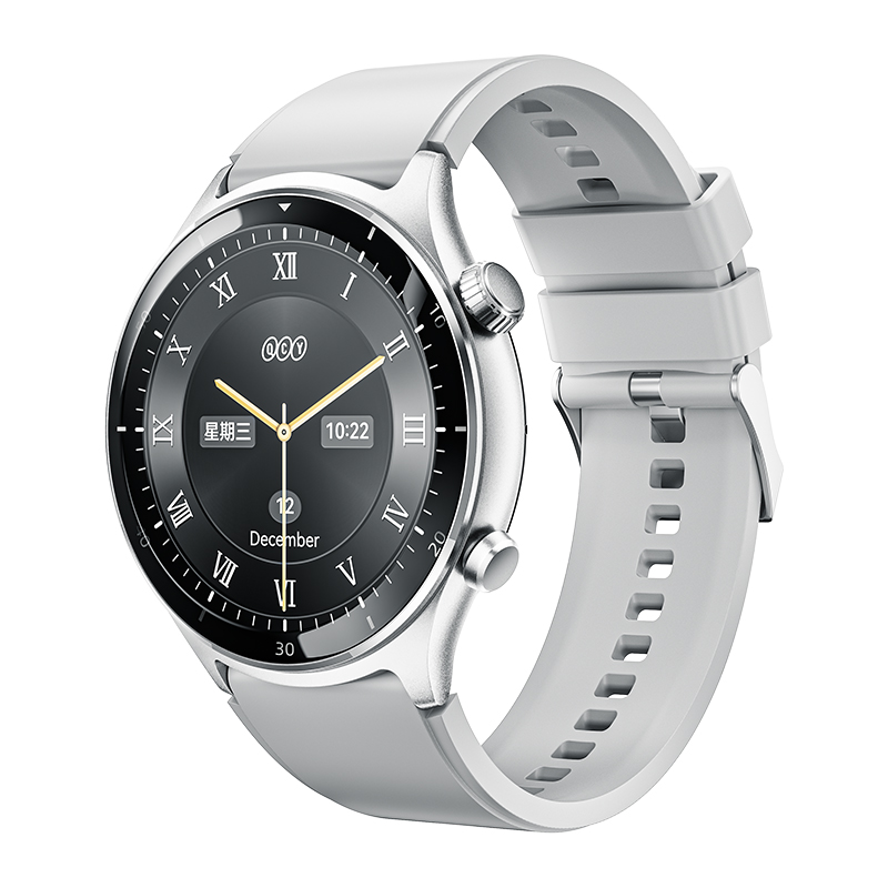 QCY Active GT S7 BT Call Watch Gray - 3ATM Waterproof, 120 sports (Auto-detect Sport A.I.)